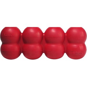 KONG Goodie Ribbon Dog Toy, Red, Small