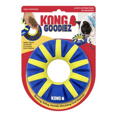 Show full view: KONG Goodiez Ring Dog Toy, Blue, Medium slide 3 of 3