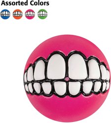 KONG Grinz Treat Ball Dog Toy, Color Varies, Medium