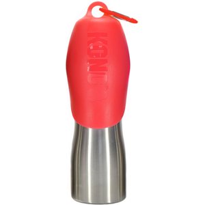 KONG H2O Dog Stainless Steel Bottle, Red, Large