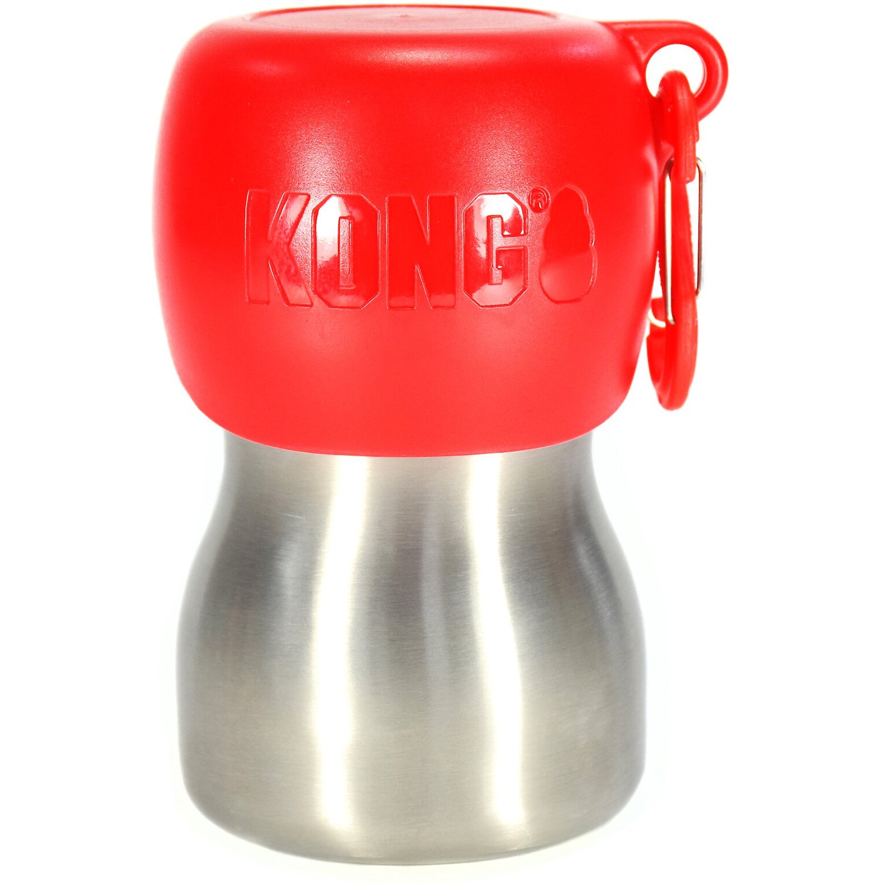 KONG H2O Dog Stainless Steel Bottle, Red, Small