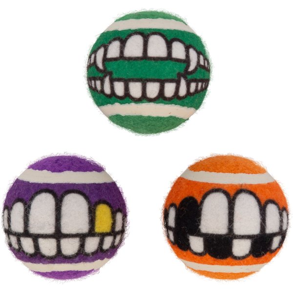 KONG SqueakAir Holiday Squeaky Ball Dog Toy, 3 count