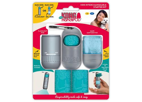 Show full view: KONG HandiPOD Interchangeable Starter Kit Dog Poop Bag Dispenser, Mini slide 1 of 8