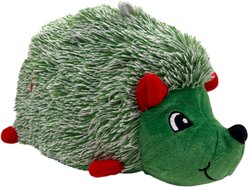 KONG Christmas Holiday Comfort HedgeHug Dog Toy, Green, Medium, 1 count