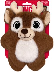 KONG Christmas Holiday Snuzzles Reindeer Dog Toy, Brown, Medium, 1 count slide 2 of 3