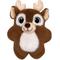 Show in main carousel: KONG Christmas Holiday Snuzzles Reindeer Dog Toy, Brown, Small, 1 count slide 1 of 3