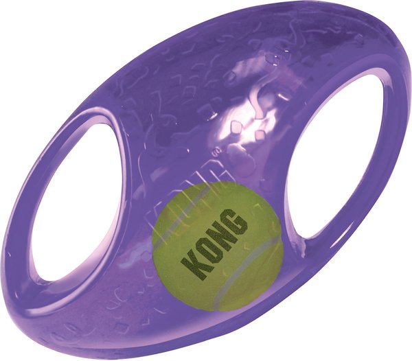 KONG Jumbler Football Dog Toy, Color Varies