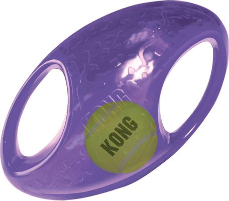 Show full view: KONG Jumbler Football Dog Toy, Color Varies, Large/X-Large slide 1 of 11