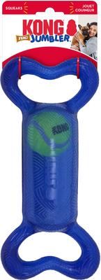 Show full view: KONG Jumbler Tug Dog toy, Assorted, Small & Medium slide 3 of 5