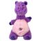 Show in main carousel: KONG Knots Belly Hippo Tough Squeaky Plush Dog Toy, Purple Pink, Medium/Large slide 1 of 5