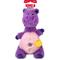 Show in main carousel: KONG Knots Belly Hippo Tough Squeaky Plush Dog Toy, Purple Pink, Medium/Large slide 3 of 5