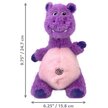 Show in main carousel: KONG Knots Belly Hippo Tough Squeaky Plush Dog Toy, Purple Pink, Medium/Large slide 2 of 4