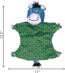 KONG Knots Flatz Zebra Dog Toy, Blue, Medium & Large slide 2 of 3