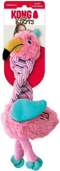 Show full view: KONG Knots Twists Plush Assorted Character Dog Toy, Medium/ Large slide 4 of 6