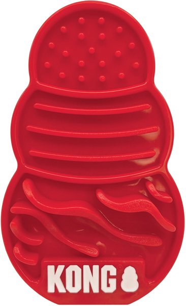 Show full view: KONG Licks Dog Treat Dispensers Toy, Red, Large slide 1 of 6