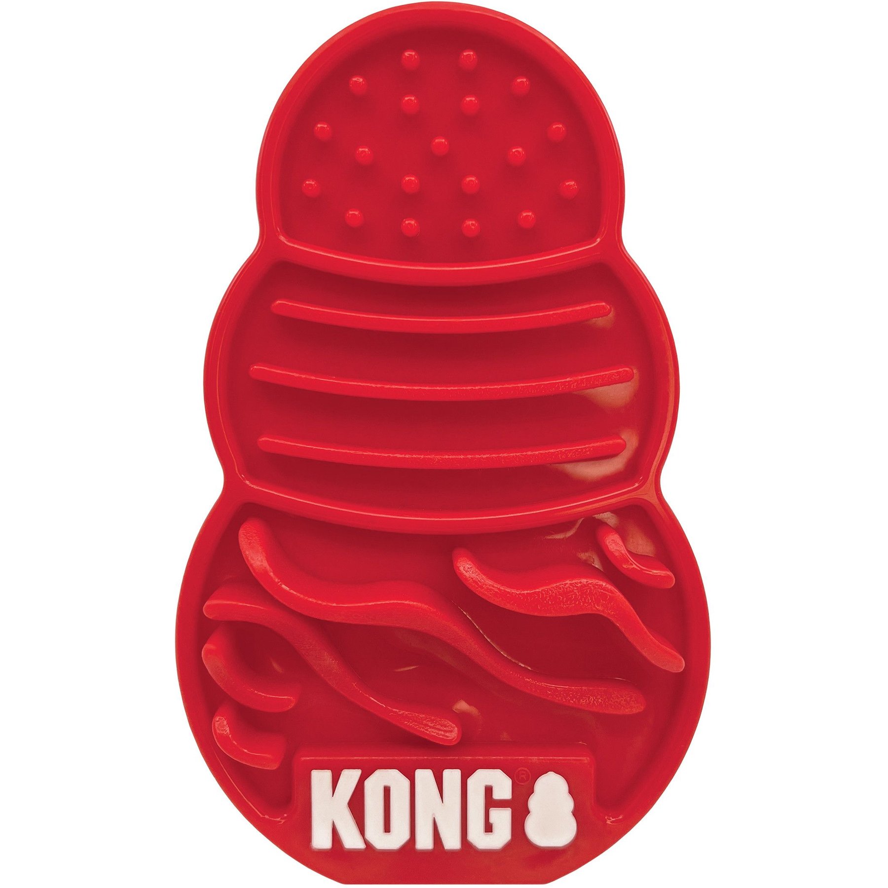 KONG Licks Dog Treat Dispensers Toy, Red, Large