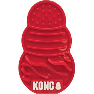 KONG Licks Dog Treat Dispensers Toy, Red, Large