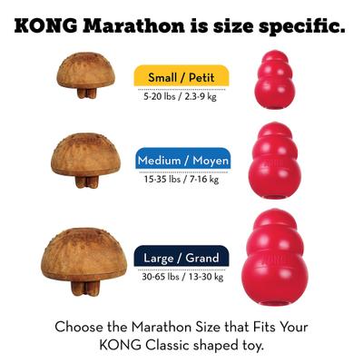Show full view: KONG Marathon Chicken Recipe Grain-Free Dog Chew Large Treats, 2 count slide 5 of 12