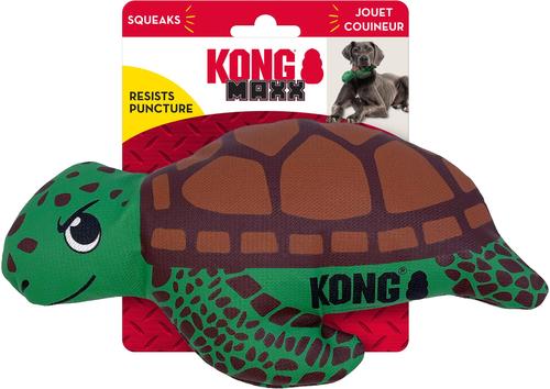 Show full view: KONG Maxx Turtle Tough Squeaky Dog Plush Toy slide 4 of 5