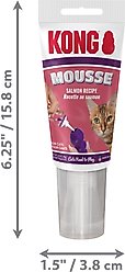KONG Mousse Salmon Cat Treat Paste, 2.5-oz tube slide 2 of 4