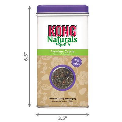 Show full view: KONG Naturals Premium Catnip, 2-oz tin slide 4 of 5