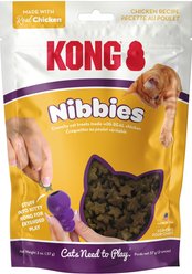 KONG Nibbies Chicken Crunchy Cat Treats, 2-oz bag