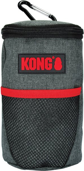 KONG Pick-Up Dog Pouch, Red & Black, Small