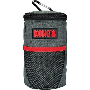 KONG Pick-Up Dog Pouch, Red & Black, Small