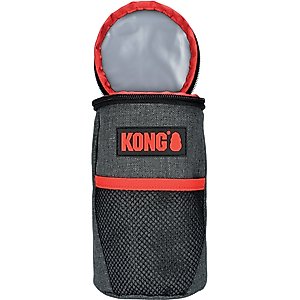 KONG Pick-Up Dog Pouch, Red & Black, Small