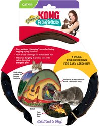 KONG Play Spaces Glamping Tent Cat Tunnels with Catnip Toy, Multicolor slide 2 of 5