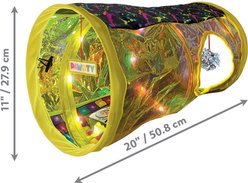 KONG Play Spaces Rave Cave Cat Tunnels with Catnip Toy, Multicolor slide 2 of 4