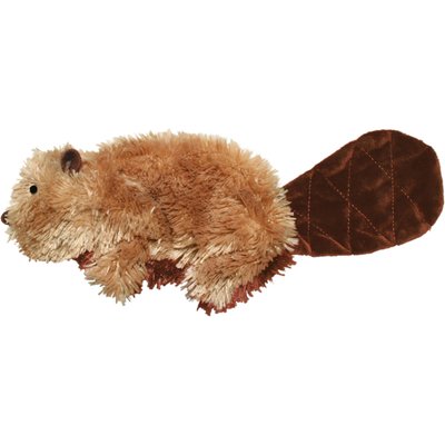 KONG KONG Plush Beaver Dog Toy, Small