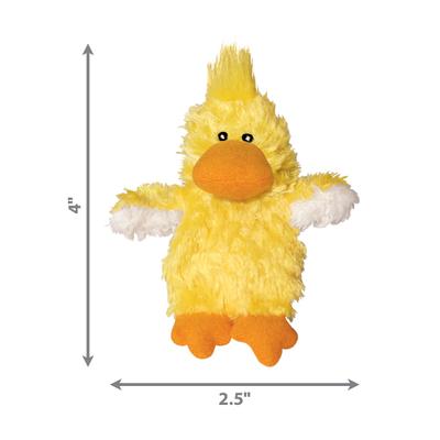 Show full view: KONG Plush Duck Dog Toy, 4-in slide 3 of 7