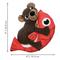 Show in main carousel: KONG Pull-A-Partz Pals Bear Squeaky Dog Plush Toy, Brown, Medium slide 3 of 6
