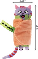 KONG Pull-A-Partz Purrito Plush Cat Toy with Catnip slide 2 of 5