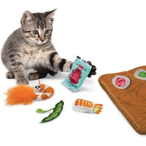 KONG Pull-A-Partz Sushi Catnip Cat Toys, 5 count