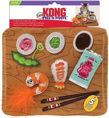 Show full view: KONG Pull-A-Partz Sushi Catnip Cat Toys, 5 count slide 6 of 7