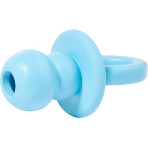 KONG Puppy Binkie Chew Dog Toy, Blue, Small