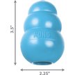 Show in main carousel: KONG Puppy Chew Dog Toy, Blue, Medium slide 5 of 9