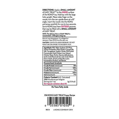 Show full view: KONG Puppy Chew Dog Toy + Stuff'N Easy Treat Puppy Recipe slide 6 of 10