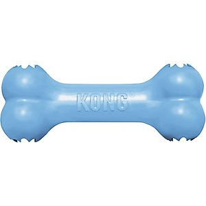 KONG Puppy Goodie Bone Dog Toy, Small, Blue