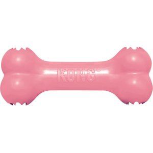 KONG Puppy Goodie Bone Dog Toy, Small, Pink