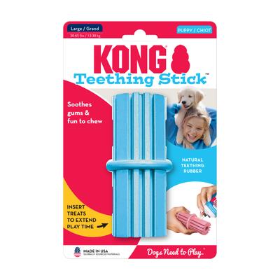 Show full view: KONG Puppy Teething Stick Dog Toy, Color Varies, Large slide 6 of 9