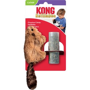 KONG Refillable Beaver Catnip Cat Toy