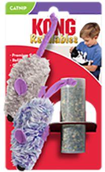 Show full view: KONG Refillable Frosty Mice Catnip Cat Toy slide 2 of 6