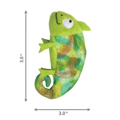 Show full view: KONG Refillables Chameleon Cat Toy, Green slide 2 of 5