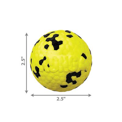 Show full view: KONG Reflex Ball Dog Toy, Yellow, Yellow, Medium slide 2 of 5