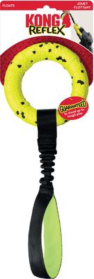 Show full view: KONG Reflex Tug Dog Toy, Yellow, Medium slide 4 of 6