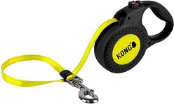 KONG Retractable Reflect Reflective Retractable Dog Leash, Black, Large: 16-ft long, 1/2-in wide