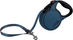 KONG Retractable Terrain Nylon Reflective Retractable Dog Leash, Blue, Small: 16-ft long, 3/8-in wide